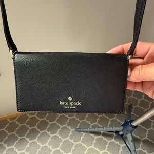 Kate Spade Black Leather Crossbody